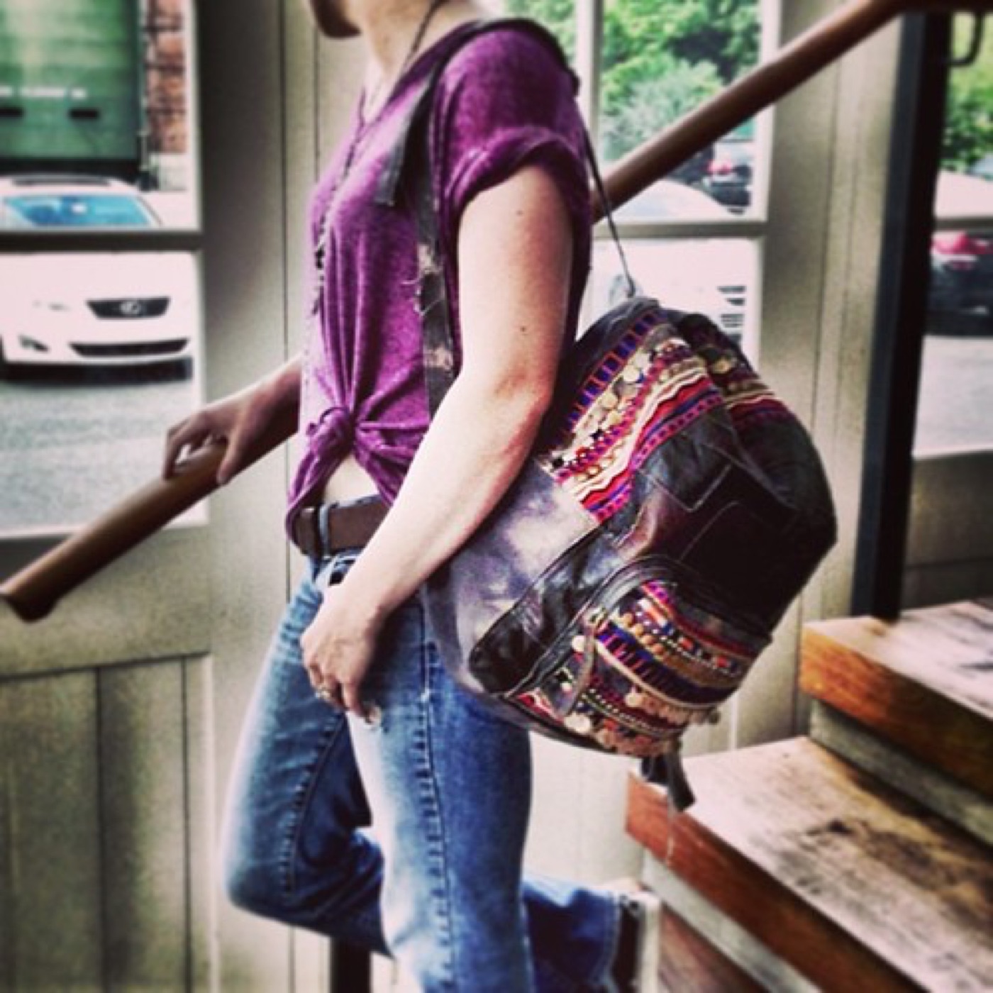 Atlas Leather Backpack
